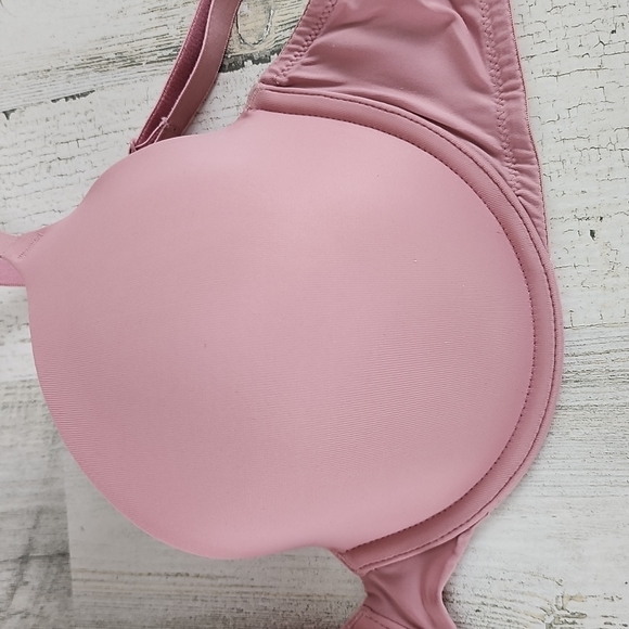 PINK Victoria's Secret rose wear everywhere t-shirt lightly lined Size 34D - Picture 8 of 9